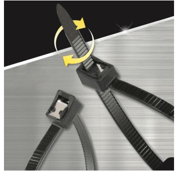 Samoprzyc. opaska kabl. 200TC 200x4,4 (100szt) TRA