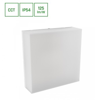 SCATOLLO 20W CCT okrągła elewacyjna biała IP54 SPE