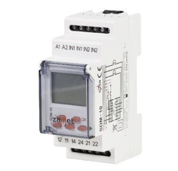SDM-10 Sterownik dzwonka na TH 35 mm 230V ZAMEL