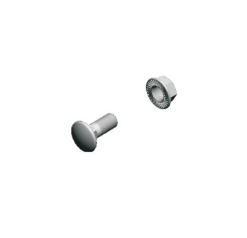 SGKM6x12 Śruba + nakrętka (100szt) BAKS 651141