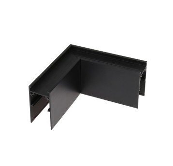 SHIFT Łącznik "L" poziomy czarny SPECTRUM 107808