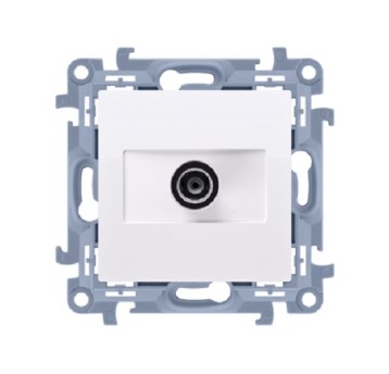 SIMON10 biały CASF1.01/11 Gniazdo typu F pojedyn.