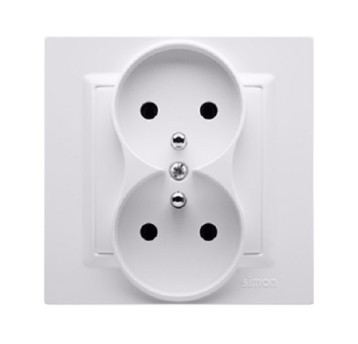 SIMON10 biały CGZ2/11 Gn. podw zu kpl. ! KONTAKT