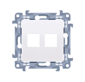 SIMON10 biały CKP2.01/11 Pokrywa do 2xRJ