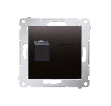 SIMON54 antracyt D61.01/48 Gn. 1x RJ45 kat.6