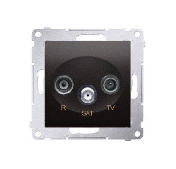 SIMON54 antracyt DASP.01/48 Gn.RTV-SAT przelot.