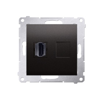 SIMON54 antracyt DGHDMI.01/48 Gn. HDMI x 1