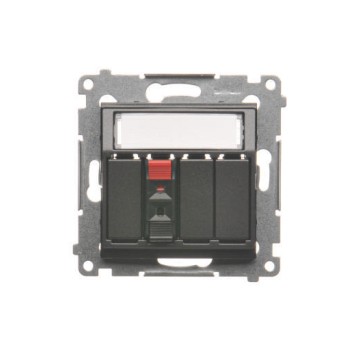 SIMON54 antracyt DGL31.01/48 Gn. głośnik. poj.