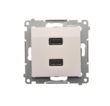 SIMON54 biały DC2USB.01/11 Ładowarka 2xUSB