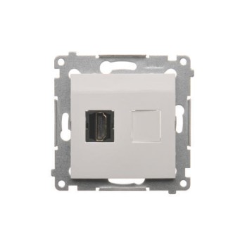 SIMON54 biały DGHDMI.01/11 Gn. HDMI x 1