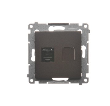 SIMON54 brąz mat. D61.01/46 Gniazdo RJ45x1 kat.6