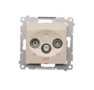 SIMON54 krem DASK.01/41 Gn. RTV-SAT końcowe