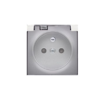 SIMON54 srebrny mat. DGZ1BUZP/43A pokr.IP44 kl.tr