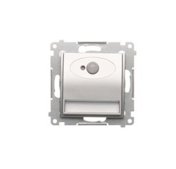 SIMON54 srebrny mat. DOSC01/43 LED+PIR 230V WW