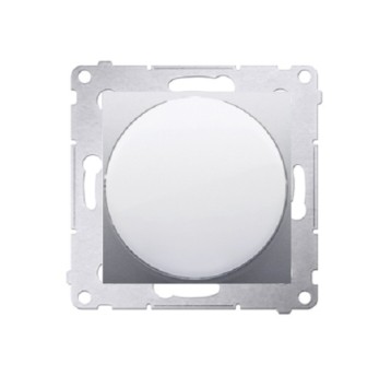 SIMON54 srebrny mat. DSS2.01/11 Sygn. LED czerwony