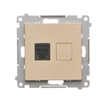 SIMON55 biały TF1.01/144 Gn. telefoniczne 1xRJ12