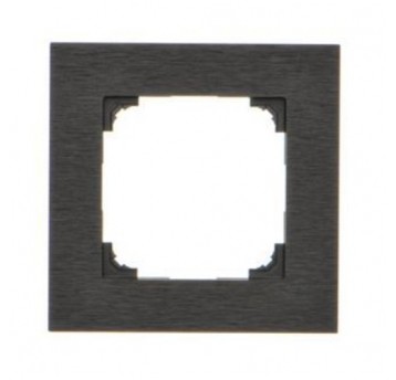SIMON55 czarny inox metal TRN1/190 Ramka 1-kr