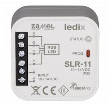 SLR-11 Sterownik RGB bezprzew. 3x2,5A ZAMEL