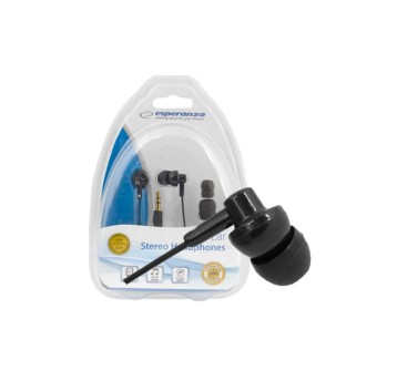 Słuchawki douszne EH124 czarne 3,5mm Esperanza