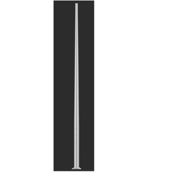 Słup SAL-4,5/B60 4,5m anodowany inoxROSA 42103/C45