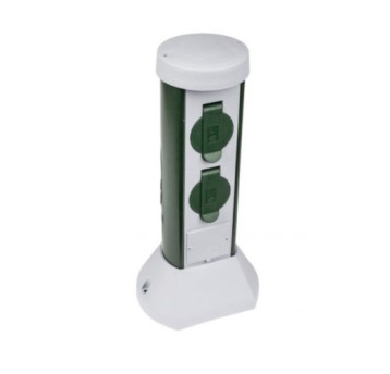 Słupek ogrodowy 2xGS 16A/3P/230V IP44 PCE 664648