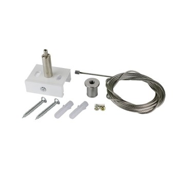 SPS 2 zawiesie z autoreg. i linką 3m białe SPECTR