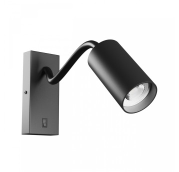 SQUALLA VARIOSA FLEXI GU10 IP20 czarna kinkiet SPE