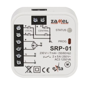 SRP-01 Sterownik rolet w puszkę 230V ZAMEL