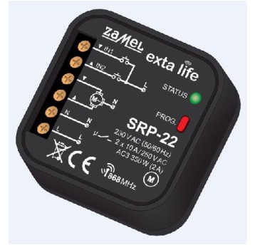SRP-22 Radiowy sterow. rolet dop.EXTA LIFE ZAMEL