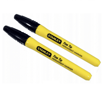 STANLEY Marker Fine Tip czarny 0-47-316 (2szt)