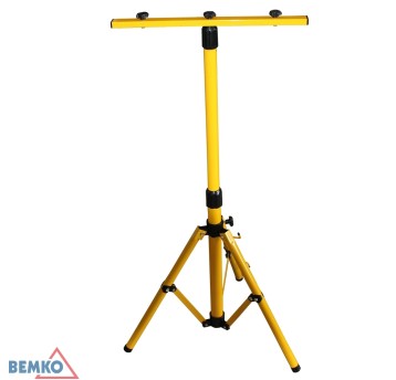 Statyw podwójny żółty 1,6m TRIPOD-02 BEMKO
