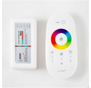 Sterownik RGB RF 3x6A 12V/24V DC biały ECO EC79777