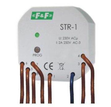 Sterownik rolet STR-1 230V dopuszkowy F&F