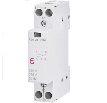 Stycznik 230V 20A AC 2Z0R 1P R20-20 ETI 903371