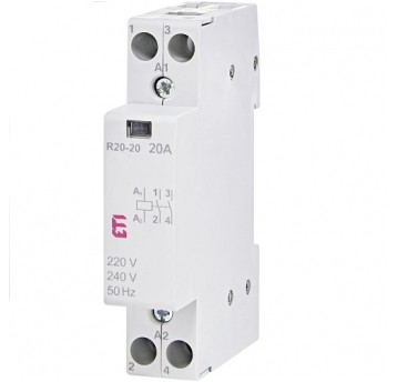 Stycznik 230V 20A AC 2Z0R 1P R20-20 ETI 903371