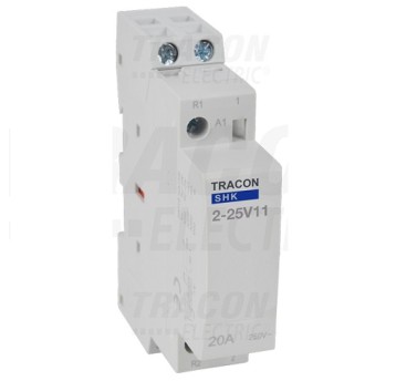 Stycznik 230V 25A AC 1Z+1R 1P SHK2-25V11 TRACON