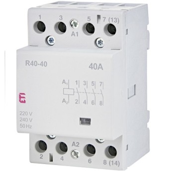 Stycznik 230V 40A AC 4Z0R 3P R40-40 ETI 903531