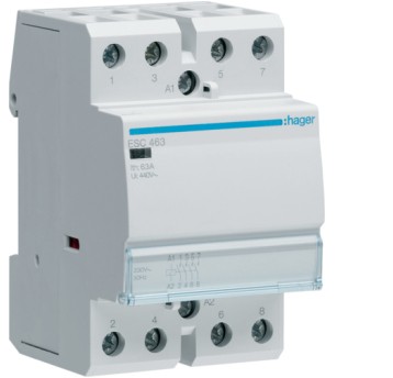 Stycznik 230V 63A AC 4Z 3P ESC463 HAGER