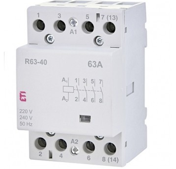 Stycznik 230V 63A AC 4Z0R 3P R63-40 ETI 903616