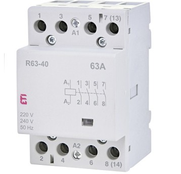 Stycznik 230V 63A AC 4Z0R 3P R63-40 ETI 903616