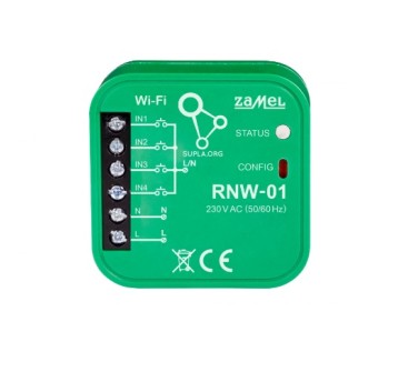SUPLA RNW-01 Interfejs dopuszk 4 wej. Wi-Fi ZAMEL