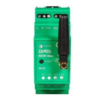 SUPLA ROW-04M Odbiornik 4-kan. TH35 Wi-Fi ZAMEL