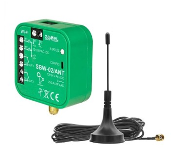SUPLA SBW-02/ANT Sterownik bram. 2-kan.+ant. ZAMEL