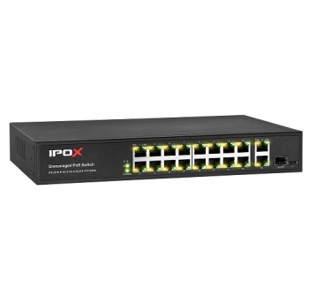 Switch PoE 16-port (16+1+1) PX-S18-P16-U1G... IPOX