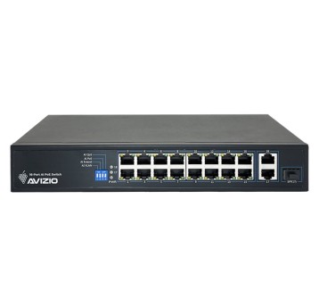 Switch PoE 16-port (16+2) AV-SU16MP2G AVIZIO