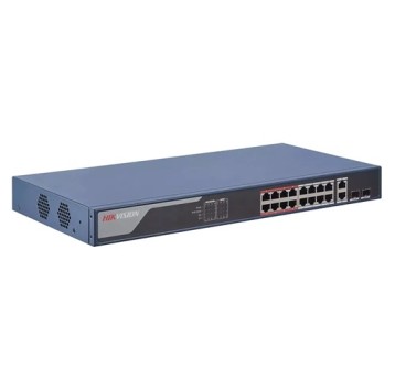 Switch PoE 16-port (16+2) DS-3E1318P-EI HIKVISION