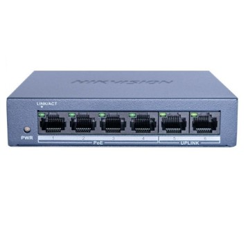 Switch PoE 4-port (4+2) DS-XS0106-P HIKVISION