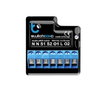 SwitchBoxD Wyłącznik podwójny 230V Wi-Fi BLEBOX