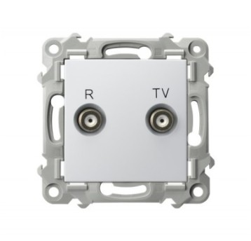 SZAFIR biały GPA-ZK/m/00 Gniazdo RTV końcowe