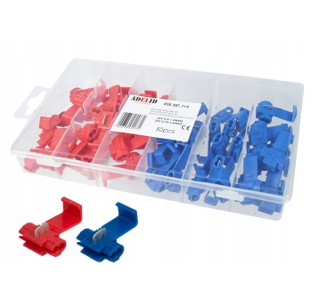 Szybkozłącze nożowe KSE-SET-1+2 50szt(25+25)ADELID